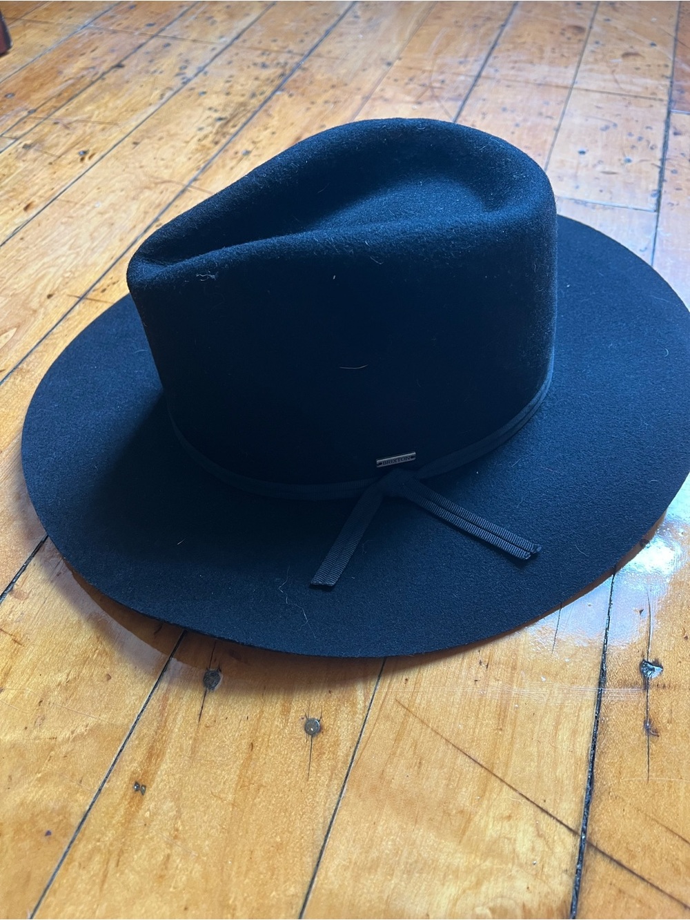 Brixton Black Felt Hat with Subtle Logo